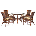 Комплект обеденный из ротанга Eloise варинант исполнения - 1 | Loft Concept в Орле