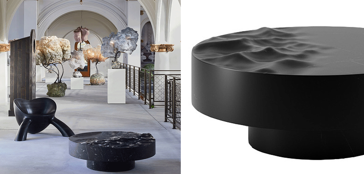 Дизайнерский журнальный стол Mathieu Lehanneur Sculpts Ocean Memories Round Black Дизайнерский журнальный стол Mathieu Lehanneur Sculpts Ocean Memories Round Black - Loft-Concept в Орле