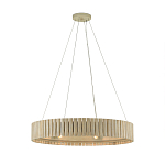 Люстра круглая из толстых деревянных реек Natural Style варинант исполнения - 2 | Loft Concept в Орле