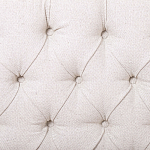 Кровать двуспальная светло-бежевая с основанием из массива дуба с мягким изголовьем Flax Beds варинант исполнения - 4 | Loft Concept в Орле