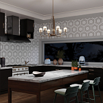  Люстра с прозрачными рифлеными цилиндрическими плафонами Kichler варинант исполнения - 28 | Loft Concept в Орле