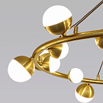 Люстра подвесная светодиодная с плафонами в форме шара Italian Globe Cedar Moss Light варинант исполнения - 3 | Loft Concept в Орле