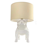 Настольная лампа COLLECTION OF DOGS с абажуром Бульдог варинант исполнения - 2 | Loft Concept в Орле