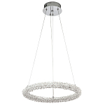 Кольцевая люстра с хрустальным декором Gilbertine Crystal Ring Chandelier варинант исполнения - 2 | Loft Concept в Орле
