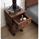 Тумбочка прикроватная с ящиком и дверцей Робот Robot Desk варинант исполнения - 6 | Loft Concept в Орле