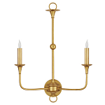 Бра настенное золотого цвета в форме подсвечника Graceful Smoothness варинант исполнения - 3 | Loft Concept в Орле