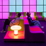 Дизайнерское кресло зеленое Poltronova Sofo Verosa Green Pink Armchair варинант исполнения - 13 | Loft Concept в Орле