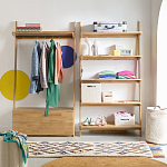 Корзина для белья из ткани букле Boucle Organizers Round варинант исполнения - 3 | Loft Concept в Орле