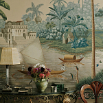 Обои ручная роспись River Scenes of Bengal Kolkata варинант исполнения - 5 | Loft Concept в Орле