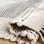 Ковер Woven from Wool с бахромой по краям варинант исполнения - 2 | Loft Concept в Орле