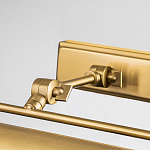 Светильник для картин цвета состаренная латунь с широким плафоном на прямоугольном основании Elstead Lighting варинант исполнения - 9 | Loft Concept в Орле