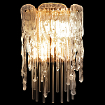 Бра с эффектом стекающего стекла и прозрачными трубками Textured Glass варинант исполнения - 1 | Loft Concept в Орле