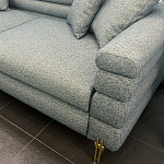 Дизайнерский Диван Lancaster Серо-голубое букле варинант исполнения - 2 | Loft Concept в Орле