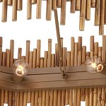 Люстра с абажуром из ротанга Wicker Furniture варинант исполнения - 2 | Loft Concept в Орле