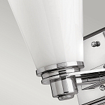 Бра для ванных комнат с белыми стеклянными конусными плафонами Hinkley варинант исполнения - 8 | Loft Concept в Орле