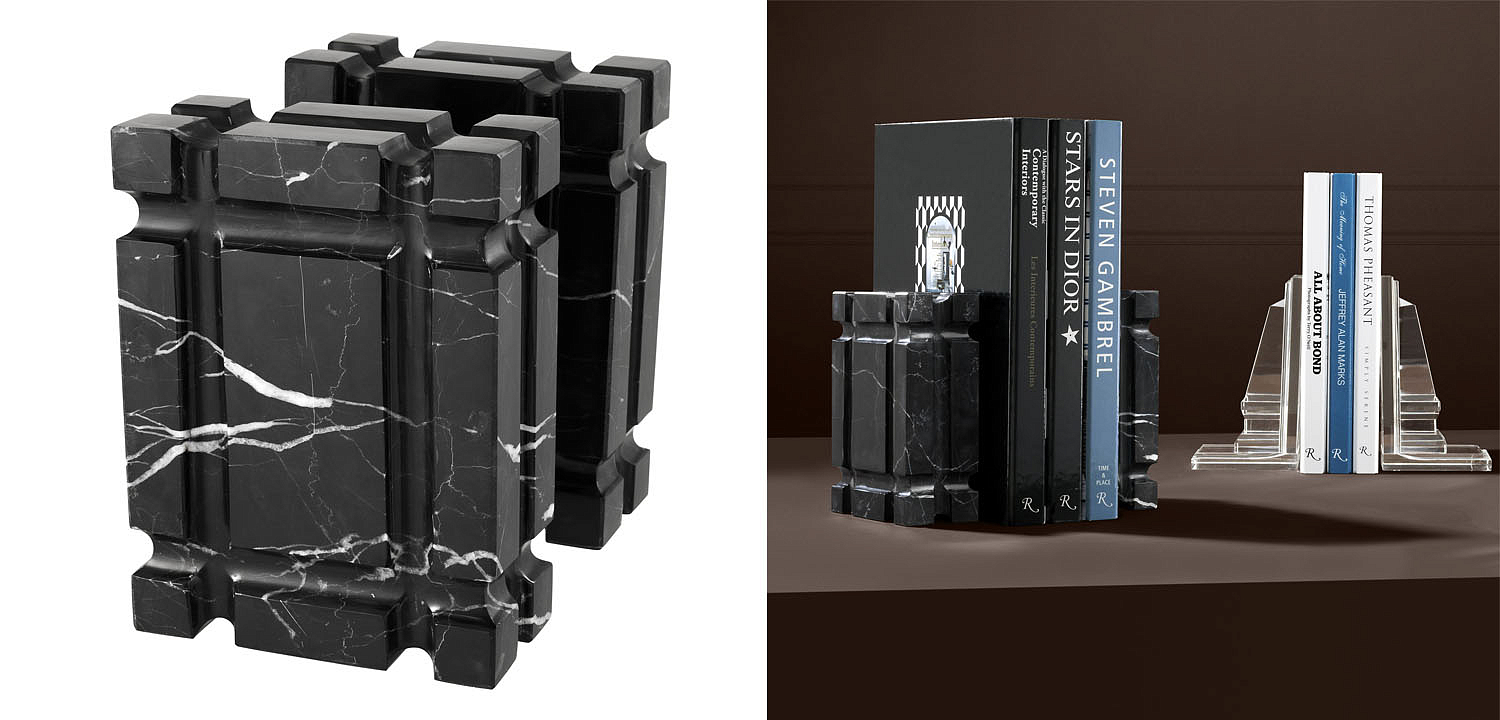 Держатель для книг Eichholtz BOOKEND LINEA SET OF 2 Держатель для книг Eichholtz BOOKEND LINEA SET OF 2 - Loft-Concept в Орле