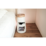 Керамический столик с деревянной столешницей "Пешка" варинант исполнения - 1 | Loft Concept в Орле