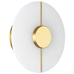 Бра с плафоном из камня в форме диска Buccio Stone Disk Wall Lamp варинант исполнения - 1 | Loft Concept в Орле