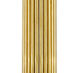 Подвесной светильник золотой в форме цилиндра из тонких металлических трубок  Long Tubular Lampshade варинант исполнения - 1 | Loft Concept в Орле