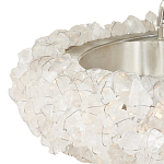 Люстра светодиодная фактурная в форме кольца Amber Crystal варинант исполнения - 2 | Loft Concept в Орле