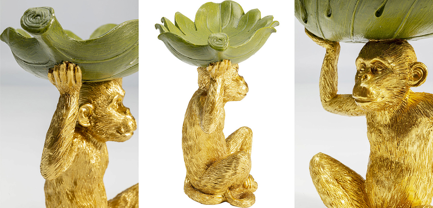 Конфетница Golden Monkey holding a leaf Конфетница Golden Monkey holding a leaf - Loft-Concept в Орле