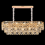 Люстра овальная каскадная с подвесками в форме колец Galaxy of Light варинант исполнения - 4 | Loft Concept в Орле