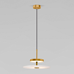 Светодиодный подвесной светильник латунь с мраморным рассеивателем варинант исполнения - 1 | Loft Concept в Орле