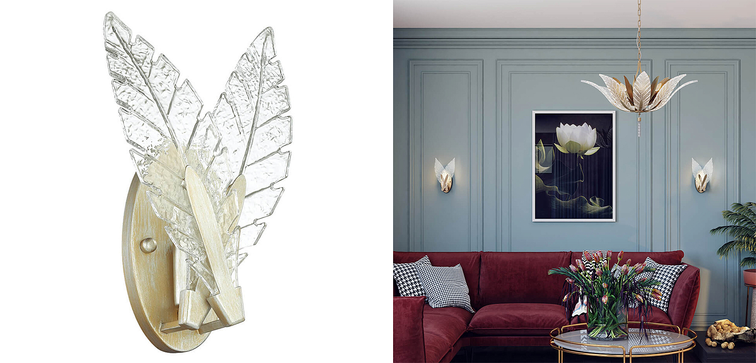 Бра Glass Petals Sconce Бра Glass Petals Sconce - Loft-Concept в Орле
