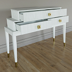 Премиальная Консоль с тремя ящиками Elsa Dreams White варинант исполнения - 2 | Loft Concept в Орле
