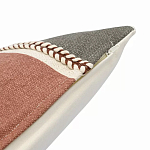 Подушка декоративная с геометрическим узором и плетенными вставками Divine Abstractions варинант исполнения - 3 | Loft Concept в Орле