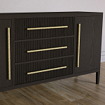 Буфет Primo с тремя ящиками и двумя фасадами Темный орех варинант исполнения - 3 | Loft Concept в Орле