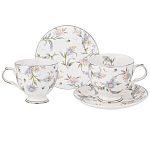 Чайный сервиз из фарфора на 2 персоны 4 предмета Tea Flower Set варинант исполнения - 1 | Loft Concept в Орле