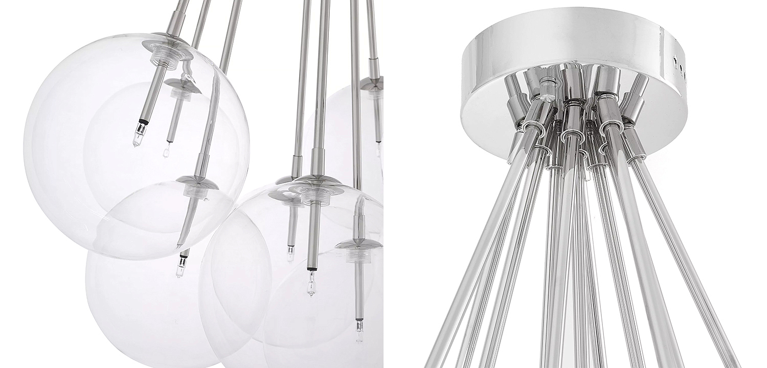 Люстра Eichholtz Ceiling Lamp Molecule Nickel Люстра Eichholtz Ceiling Lamp Molecule Nickel - Loft-Concept в Орле