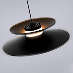 Подвесной светильник черного цвета из металла Obsidian Touch варинант исполнения - 4 | Loft Concept в Орле