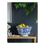 Чаша белая с синим цветочным узором Chino Dishes варинант исполнения - 4 | Loft Concept в Орле