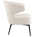 Современное мягкое кресло на металлических ножках Rakush Milk варинант исполнения - 5 | Loft Concept в Орле