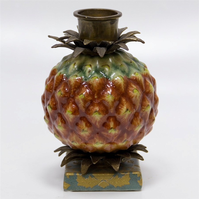 Подсвечник Pineapple Fruit Коричневый Бронза Зеленый Подсвечник Pineapple Fruit Коричневый Бронза Зеленый в Орле | Loft Concept