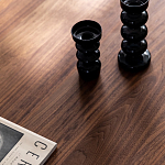 Кофейный стол овальный из дерева с 2-мя ящиками Coffee Walnut Table варинант исполнения - 6 | Loft Concept в Орле