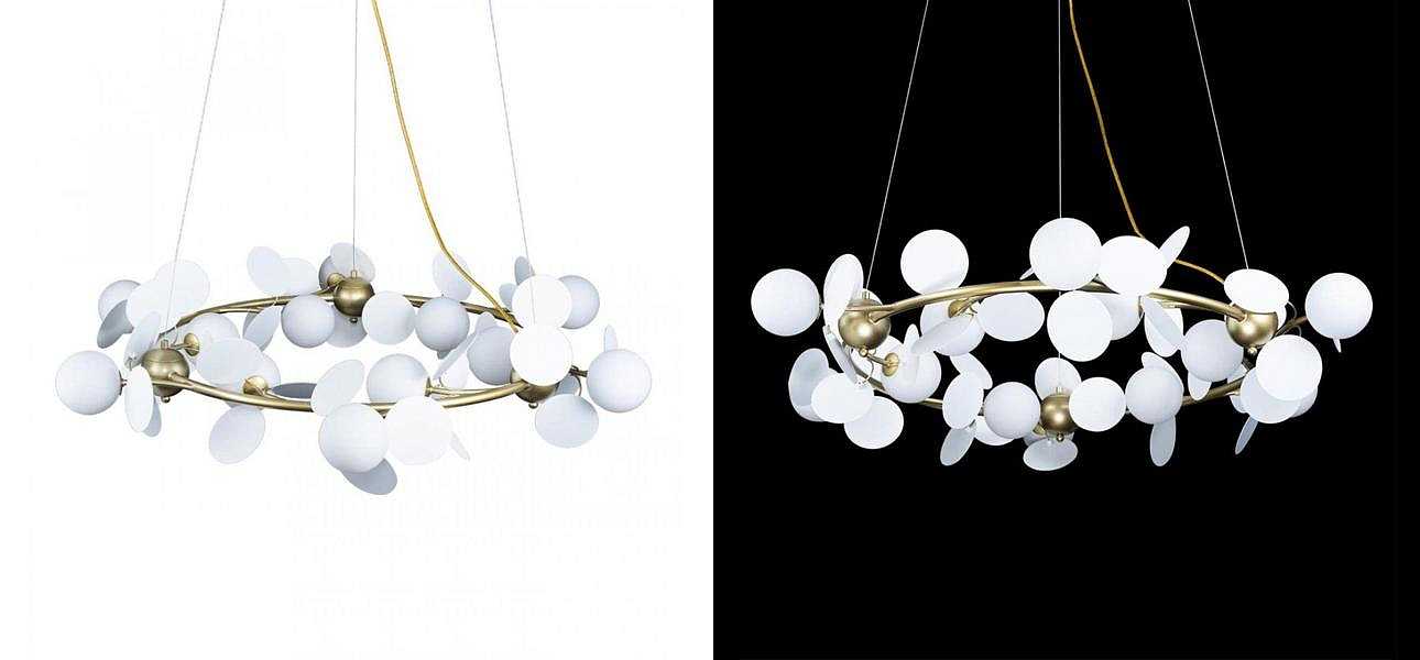 Люстра MATISSE Chandelier circle White диаметр 105 Люстра MATISSE Chandelier circle White диаметр 105 - Loft-Concept в Орле