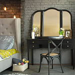 Туалетный столик Stylish Black варинант исполнения - 2 | Loft Concept в Орле