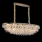 Люстра овальная с каскадом из подвесных прозрачных элементов Attractiveness варинант исполнения - 1 | Loft Concept в Орле