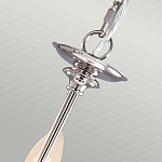 Люстра цвета никель с прозрачными стеклянными подвесками в форме капель Elstead Lighting варинант исполнения - 9 | Loft Concept в Орле