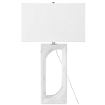 Настольная лампа на прямоугольном корпусе с тканевым абажуром One Piece Support варинант исполнения - 4 | Loft Concept в Орле