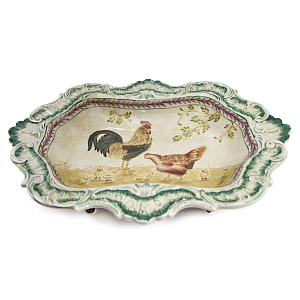 Блюдо Rooster and Chicken