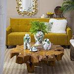 Ваза с крышкой фарфоровая с ручной росписью Leopard Collection  варинант исполнения - 6 | Loft Concept в Орле