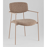 Стул Doe с подклокотниками коричневый варинант исполнения - 1 | Loft Concept в Орле