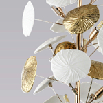 Торшер в виде белых и золотых цветов Bouquet of Light варинант исполнения - 3 | Loft Concept в Орле