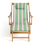 Шезлонг из акации и ткани Venezuela варинант исполнения - 4 | Loft Concept в Орле