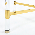 Кофейный столик со столешницей из стекла Crossy варинант исполнения - 4 | Loft Concept в Орле