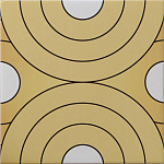 Дизайнерская плитка с узором Диски варинант исполнения - 2 | Loft Concept в Орле